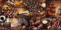 Панель Мозаика аромат кофе. Фото. Строй-Отделка