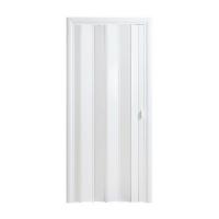 Дверь-гармошка МАЙАМИ-СТИЛЬ белая матовая. Фото. Строй-Отделка