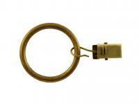Кольцо для карниза D16 металл без вставки с зажимом. Фото. Строй-Отделка