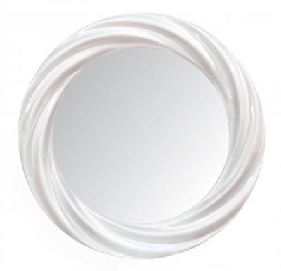 Зеркало настенное Борт белый глянец. Фото. Строй-Отделка