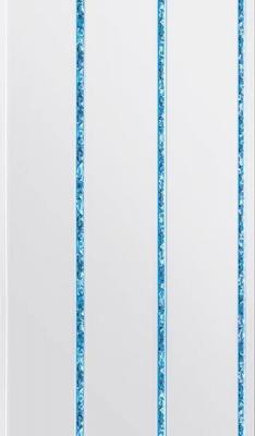 Панель Элегия голубая (3 секции), 240*3000*8 мм.. Фото. Строй-Отделка