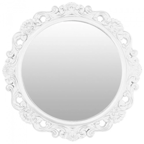 Зеркало настенное Анет Белая эмаль. Фото. Строй-Отделка