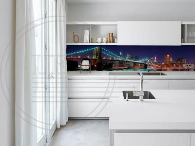 Кухонный фартук  Бруклинский мост. Фото. Строй-Отделка
