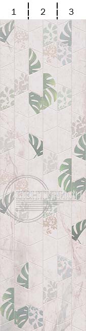 Панель Тропический ритм Листья. Фото. Строй-Отделка