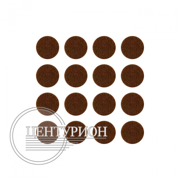 Протекторы фетровые коричневые D=22. Фото. Строй-Отделка