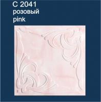 Плита потолочная С2041 розовый. Фото. Строй-Отделка