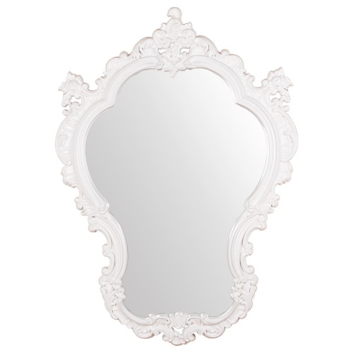 Фото. Зеркало настенное Беатрис белая эмаль. Строй-Отделка