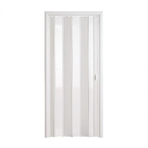 Фото. Дверь-гармошка МАЙАМИ-СТИЛЬ белый глянец. Строй-Отделка