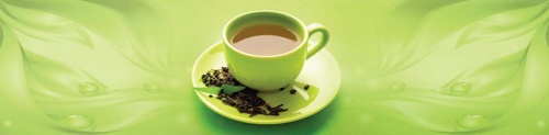 Фото. Кухонный фартук Зеленый чай. Строй-Отделка