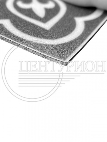 Фото. Панель "Касабланка черно-белая" 300х300х2 мм. Строй-Отделка
