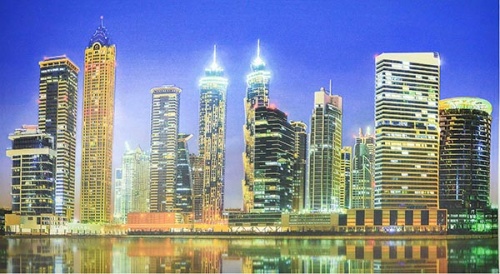 Фото. Вечерний Дубай. Строй-Отделка