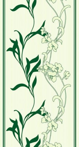 Фото. Панель №339/3 Орхидеи изумруд. Строй-Отделка